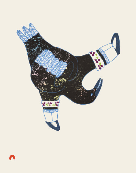 LAST COPY - 2025 PRINT Dorset Collection by NINGIUKULU TEEVEE *Kamikkallalii* (One With Short Boots)