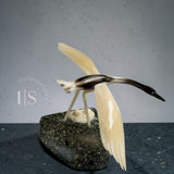 RESERVED** 9” Crane Bird by Derrald Taylor *Solo Flight*