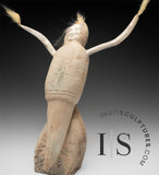 23" Overjoyed Inuk by Billy Merkosak *On Cloud Nine*