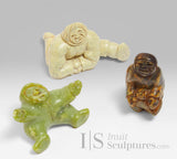 VINTAGE Eskimo Men by Silas Kayakjuak *Brothers in Arms*