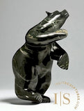 28" LARGE Dancing Bear by Adamie Qaumagiaq "Night Sky*