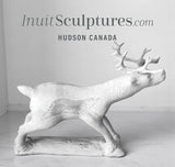 12" SIGNATURE  Caribou by Esau Kripanik *Prancer*