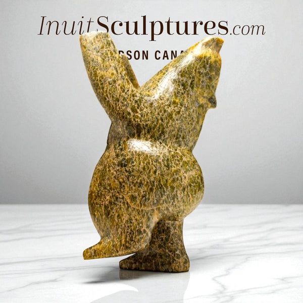 14" Dancing Bear by Palaya Qiatsuq *Nugget*