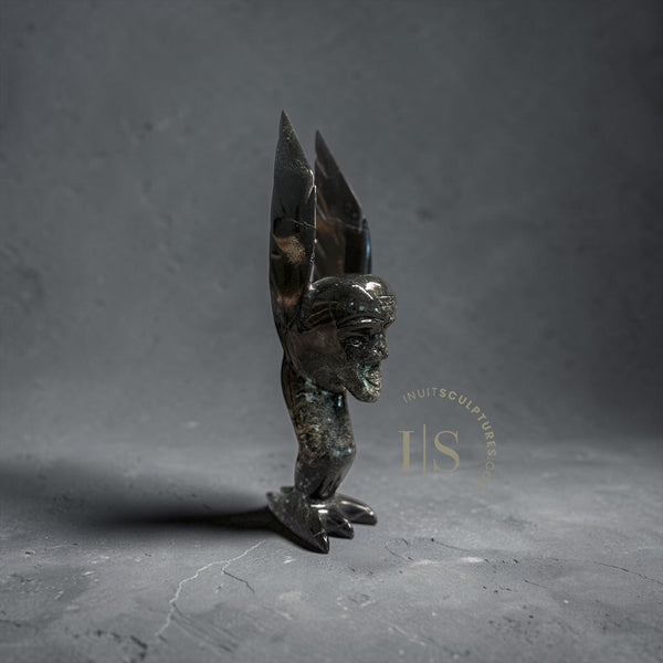 GRAND CŒUR 12" Transformation d'oiseau par Ning Ashoona *Icare*