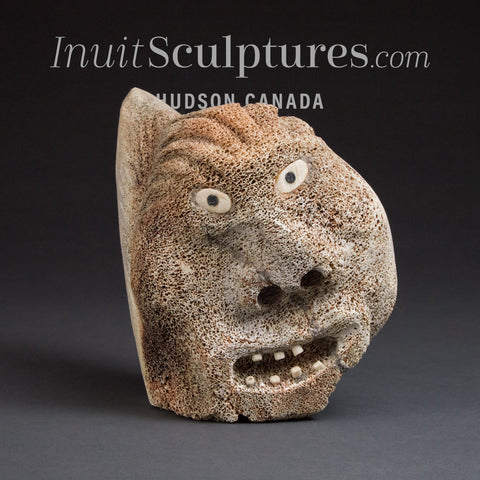 VINTAGE 9" Shaman Face by Judas Ullulaq RCA *Perry*