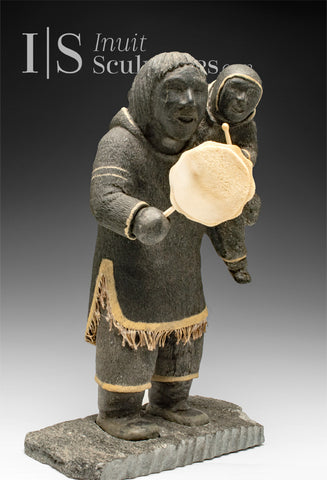 14" Drum Dancer and Son by Lazarus Malliki *Next Generation*