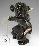 VINTAGE 8" Hunter & Catch by Luke Nuliayok Gjoa Haven *Prancer*