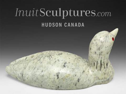 10" SIGNATURE Loon by Lyle Nasogaluak *Algae*