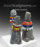 VINTAGE 7" Eskimo Family by Mary Tutsiutok *Blended Family*