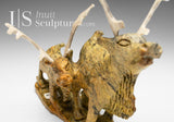 VINTAGE 9" SIGNATURE Caribou par Pavinak Petaulassie *Tundra Love* CHOIX DU CONSERVATEUR