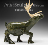 VINTAGE 9" Caribou by Isaaci Etidloie *On Bended Knee*