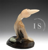 8" Muskox Horn Crane by Buddy Alikamik *Over Here!*