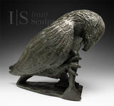 VINTAGE 14" Hawk with Catch  by Joe Kidlapik *Amuse Bouche*