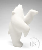 13" Limited Edition Dancing Bear by Johnny Manning (Italian Marble) *Ghost*