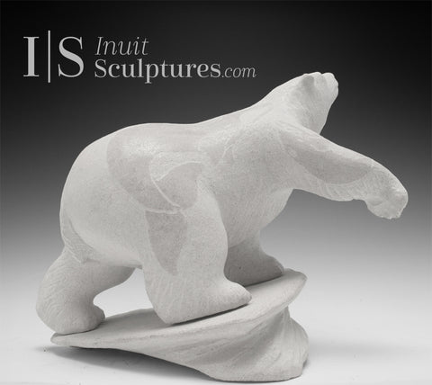 10” Walking Bear by Esau Kripanik *Come Over Here*