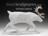 12" SIGNATURE  Caribou by Esau Kripanik *Downward Caribou*
