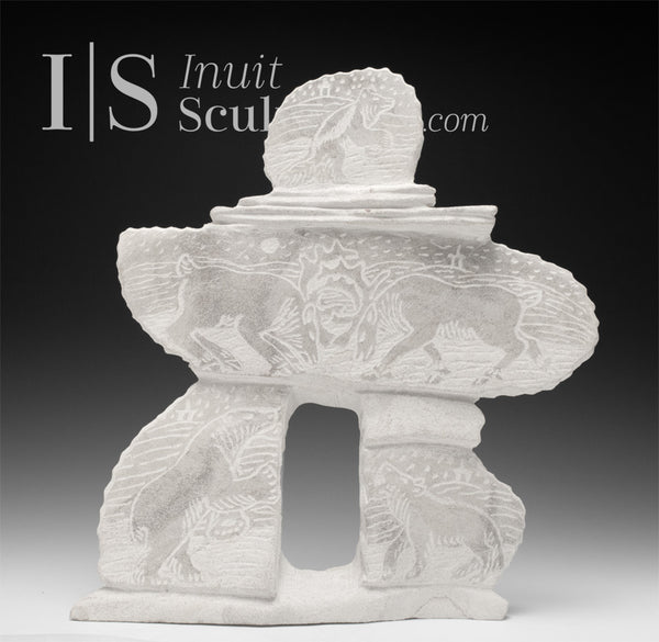 12" Inukshuk by Esau Kripanik “Mountaineer”