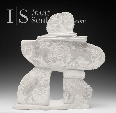 12" Inukshuk by Esau Kripanik “Mountaineer”