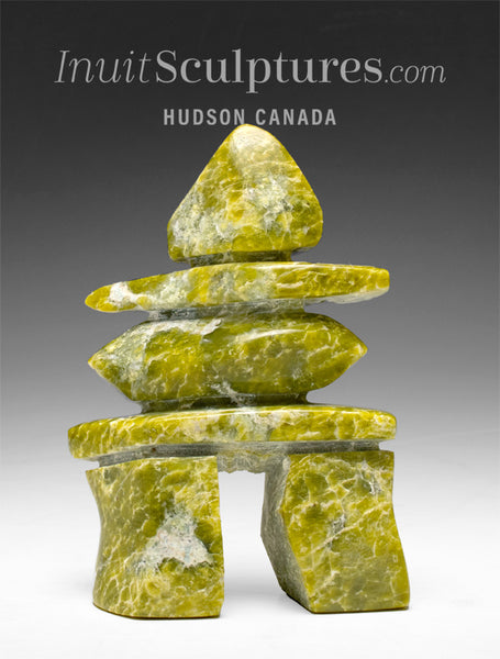 5" Inukshuk by Isaac Oqutaq *Limey*
