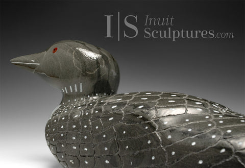 16" SIGNATURE Loon by Jimmy Iqaluq *Seasons*