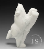 10" Limited Edition Dancing Bear by Johnny Manning (Italian Marble) *Pearl*