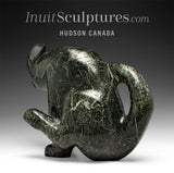 10" Sitting Dog by Kellyapik Etidloie *Good Dog*