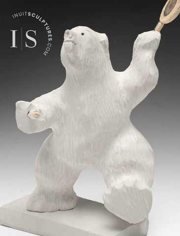 7" Dancing Bear by Lucassie Nakoolak *Forty Forty*