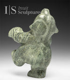 6" Dancing Bear by Markoosie Papigatok *Green Bean*