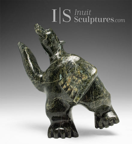 5" Dancing Bear by Moe Pootoogook