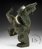 12" 2 Way Dancing Bear by Moe Pootoogook *Olympic Gold*