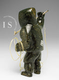 9" Hunter  With Harpoon by Napachie Ashoona *Working 24/7*