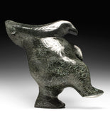 16" SIGNATURE Dancing Bear by Elite Carver Nuna Parr *Look Way Up*