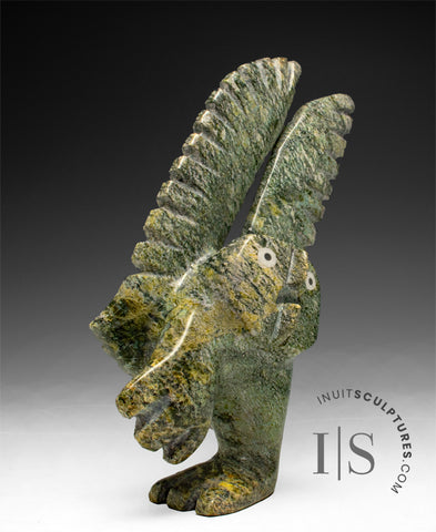 8" Dancing Owl by Palaya Qiatsuq *Moss*