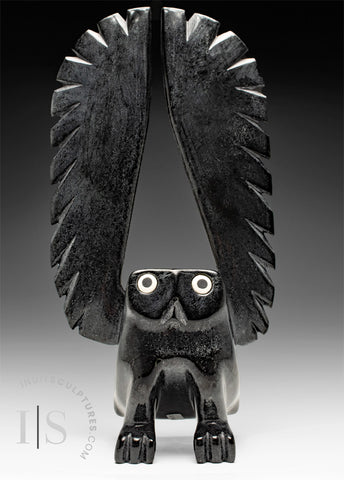 13" Owl by Sam Qiatsuk *Hot Yoga*