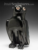 9" SIGNATURE Owl by Sam Qiatsuk *Midnight Hour*