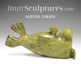 5" Basking Seal by the late Suati Qimirpik *Yoga Pose*