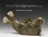 5" Basking Seal by the late Suati Qimirpik *Caramel Kiss*