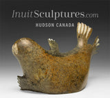 5" Basking Seal by the late Suati Qimirpik *Caramel Kiss*