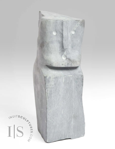 VINTAGE 10" Bust of an Eskimo Woman by Elizabeth Aulatjut *Mater*