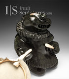 VINTAGE 10" Drum Dancer by Joanie Saittuq *Show Me Your Teeth*