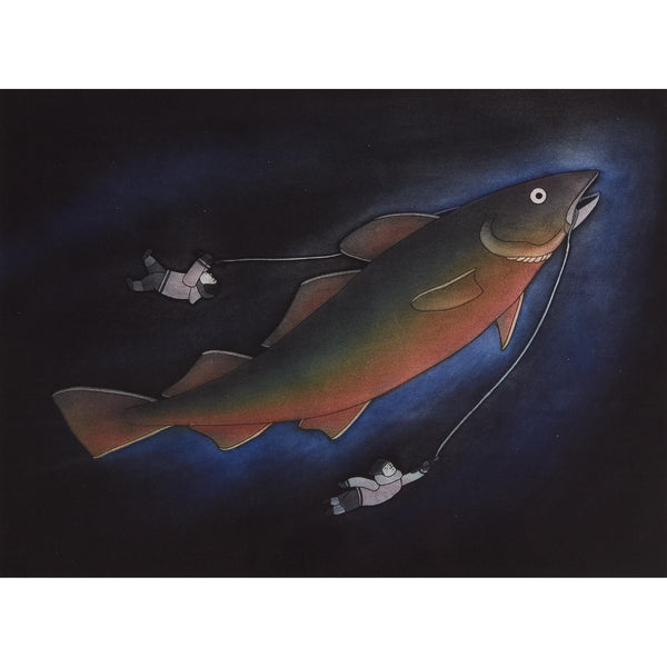 Vintage Print /Vintage by Qavavau Manumie *Fisherman's Folly 2004*