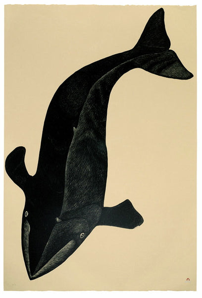 2003 ARVIALUK (GREAT BIG WHALE) by Kananginak Pootoogook