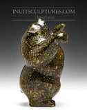 8" Dancing Bear by Qavavau Ashoona *Brownie*