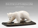 3" Miniature Ivory Bear by Tarsis Pillakapsi