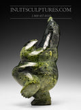 11" Dancing Green Bear by Samonie Shaa
