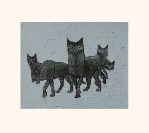 2022 PRINT Dorset Collection by JOHNNY POOTOOGOOK *WOLF PACK*