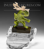 Iceberg Crystal Base with Laser Inscription - Option A