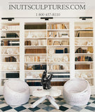 15" Stunning Black Two Way Dancing Bear by Ottokie Samayualie