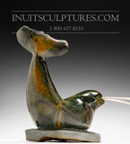 20" Double tusk Narwhal by Master Ishulutaq