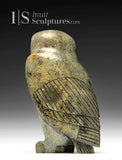 Hibou SIGNATURE 8" (pierre de couleur rare) par Pits Qimirpik *Julius*